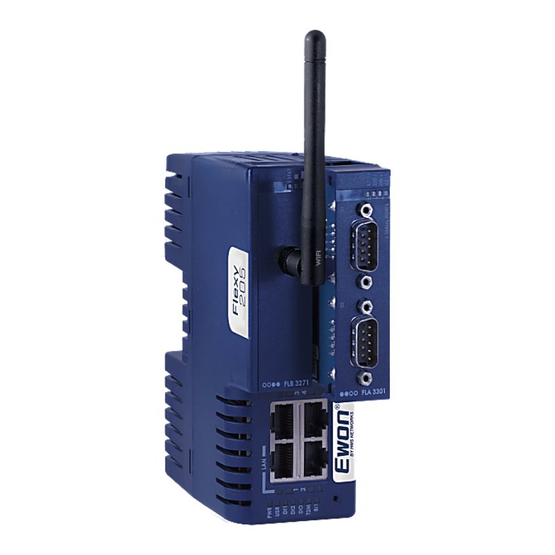 Ewon (HMS Networks) Flexy 205 + FLB320A (4G EU) / FLB3208 (4G NA) / FLB3209 (4G APAC)